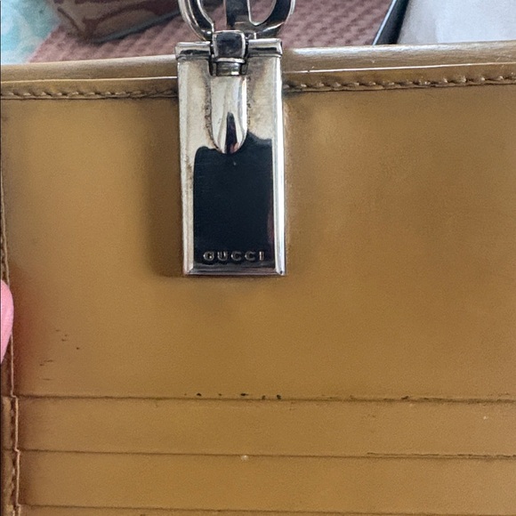 Gucci wallet camel color soft leather - Picture 3 of 8